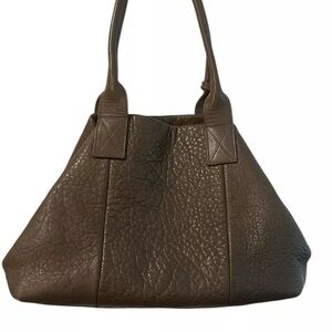 Elegant Brown Leather Handbag